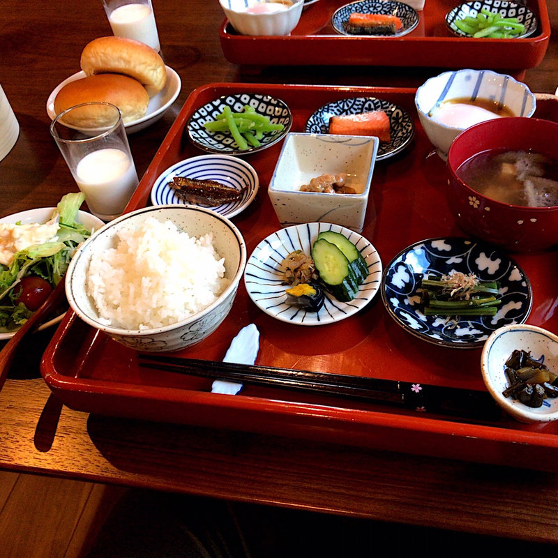 朝食(奥山旅館 )