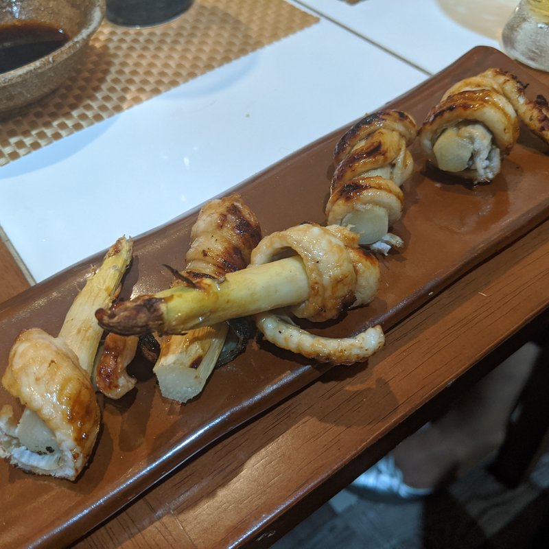 アスパラ穴子巻き(ささめ)