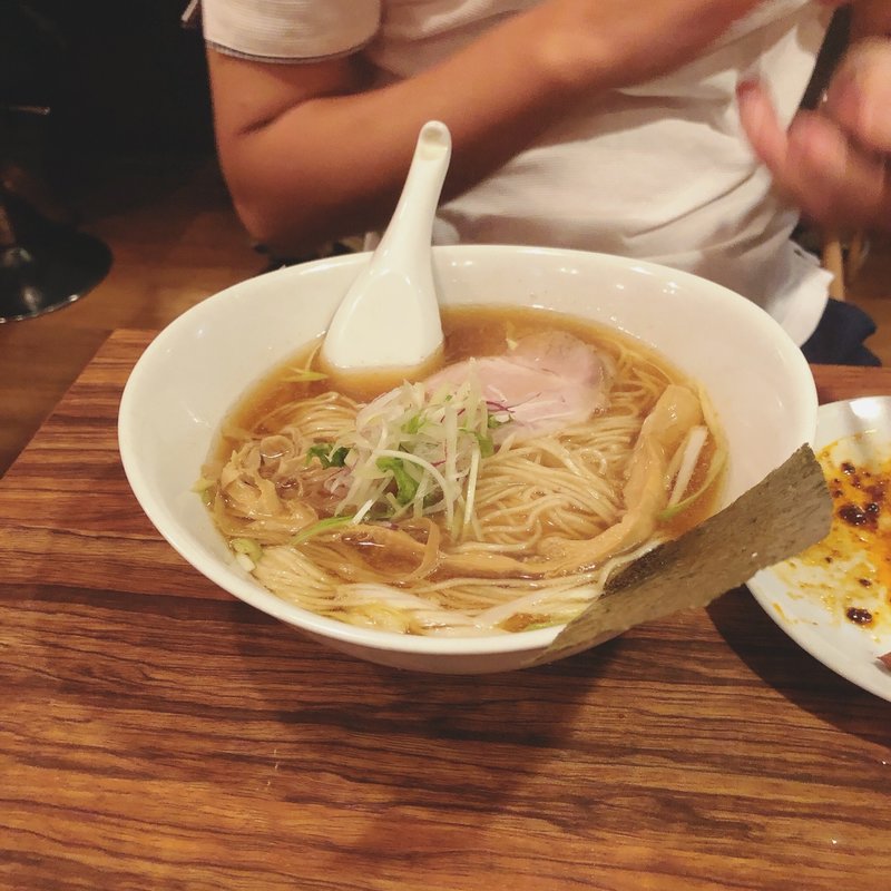 鶏醤油そば(鶏鬼)