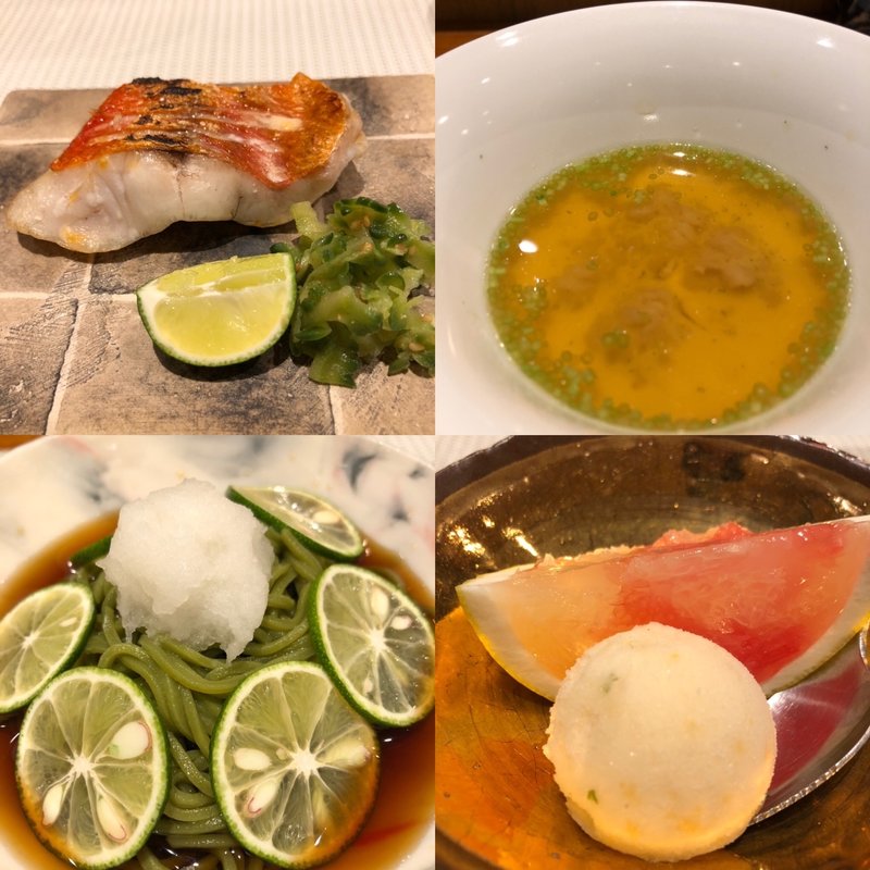 半夏生のおまかせコース(料理屋 乃だ)