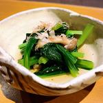 お通し(伊勢海老蕎麦 清正)
