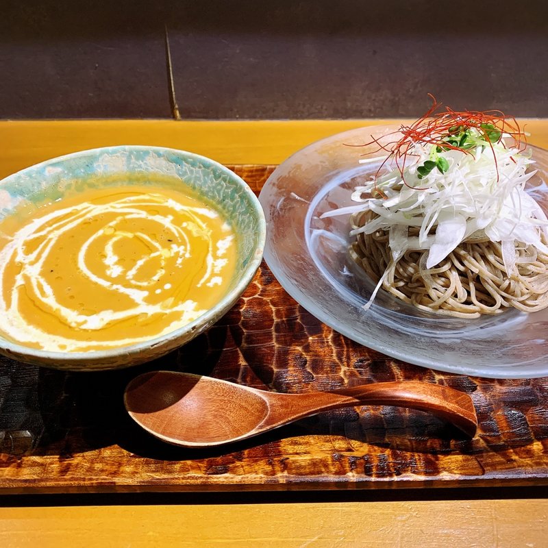 伊勢海老ポタージュつけ蕎麦(伊勢海老蕎麦 清正)