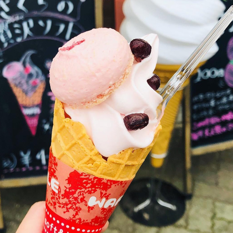 さくらの贅沢ソフト(ベルグの４月 本店)