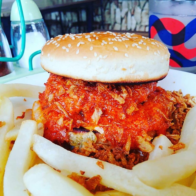 アフロダブルチーズバーガー(Afro OSAKA (アフロ大阪))