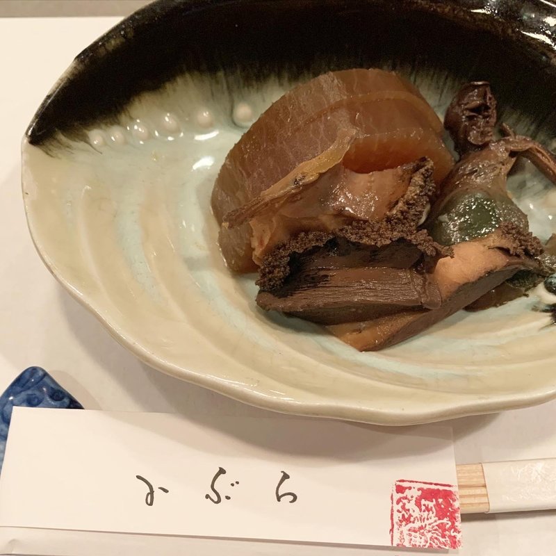 鮑と大根の炊き合わせ(かぶら)