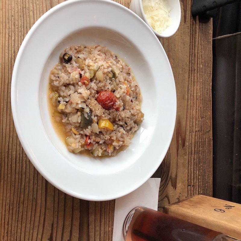 トマトの雑穀リゾット(and peopl)