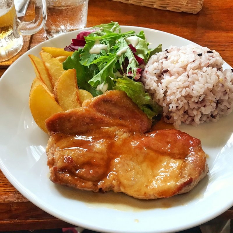 ポークジンジャー定食(katase食堂)