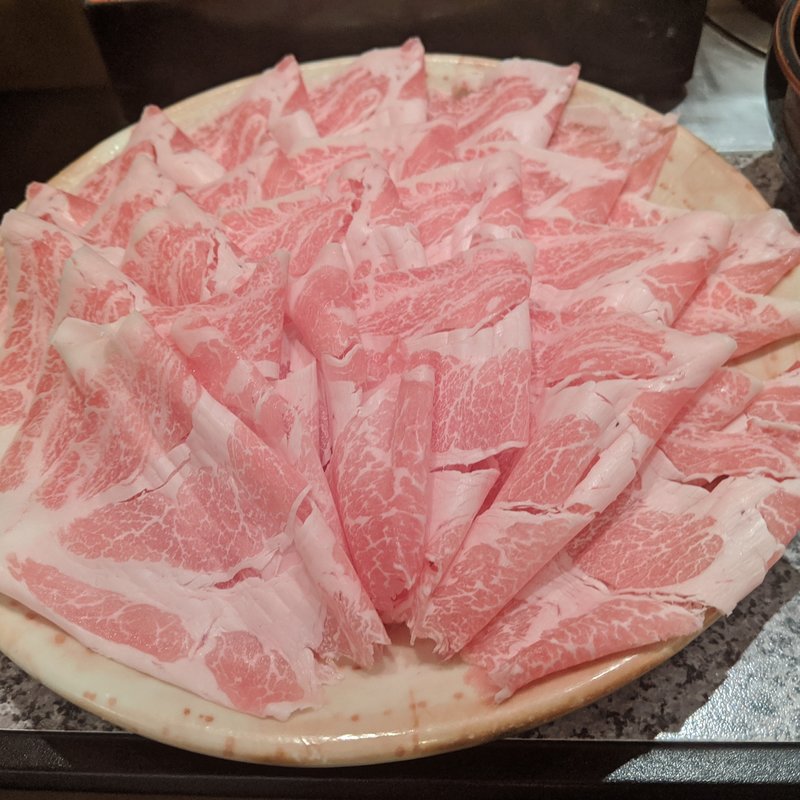 上ロース豚しゃぶジャンボコース(しゃぶ亭 心斎橋店)