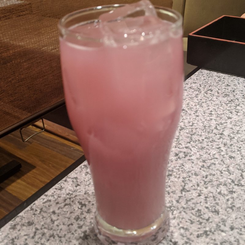 巨峰カルピスチューハイ(しゃぶ亭 心斎橋店)