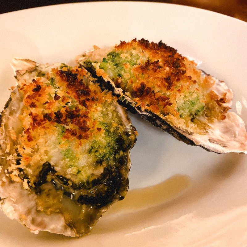 牡蠣の香草焼き(カフェ ラ・ボエム 桜新町 )