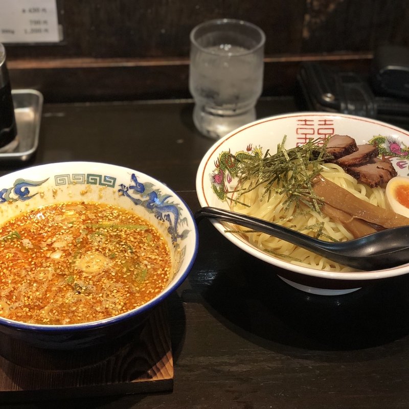 手打ち胡麻醤油つけめん(柳麺まる重)