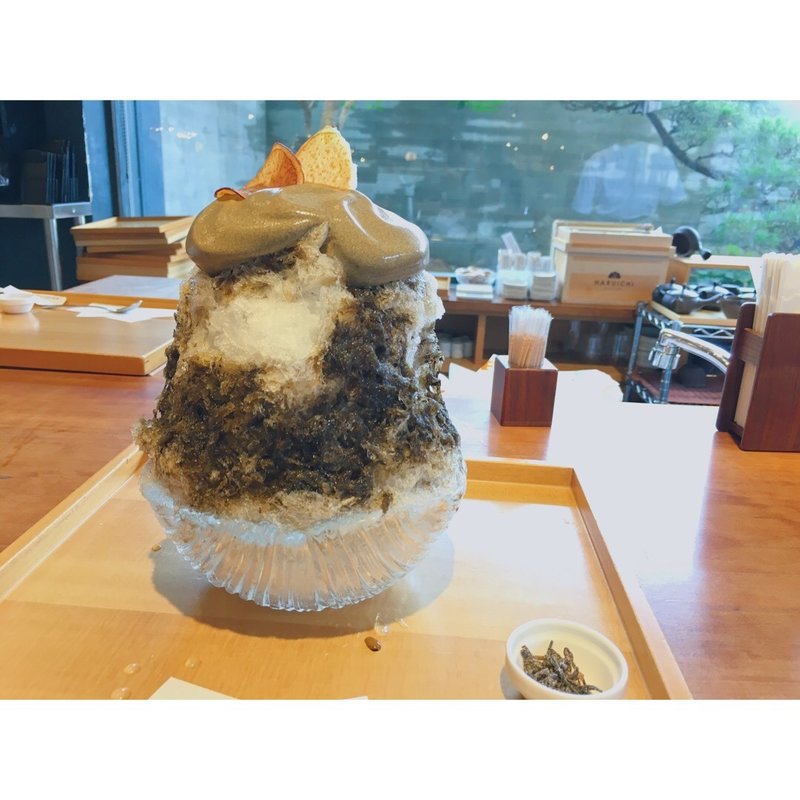 ほうじ茶づくしかき氷(ハルイチ スタイル （HARUICHI STYLE）)