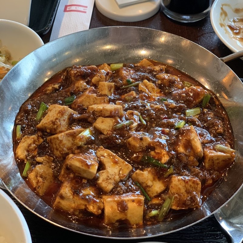 重慶式麻婆豆腐セット(過門香 點 有楽町イトシア店)