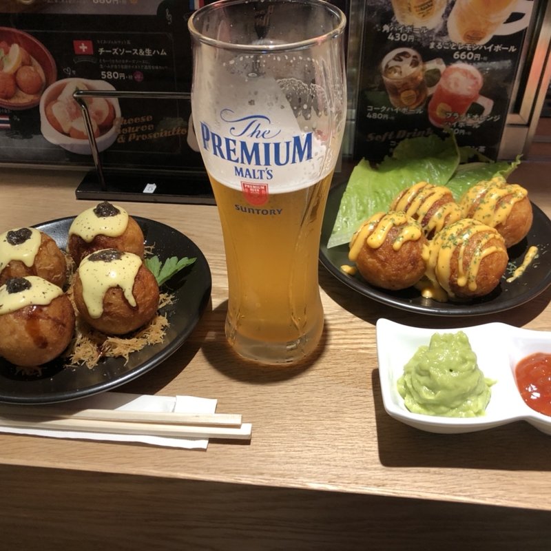 オランデーズソース&トリュフ　サルサ&ワカモレ(金だこ)