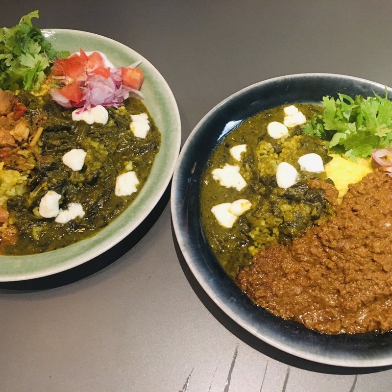 ランチカレー2乗(カレー居酒屋 『YELLOW』)