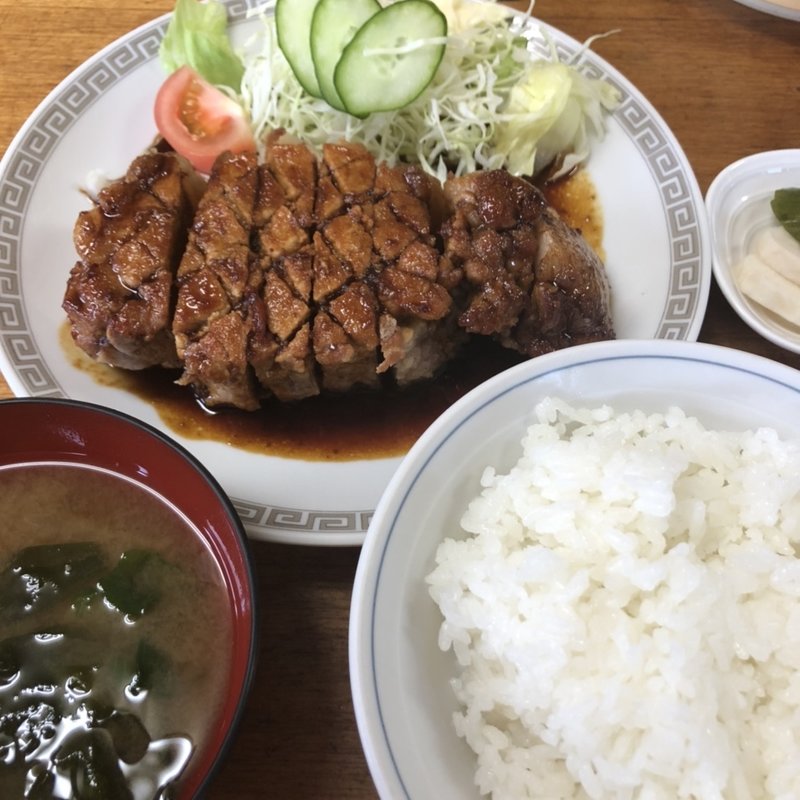 ポークソデーライス(大衆食堂とみ)