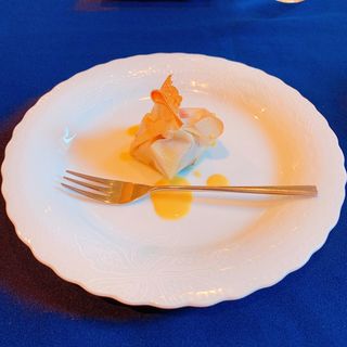 鮎のコンフィ　パートブリック包み焼き(Restaurant fi-ne )