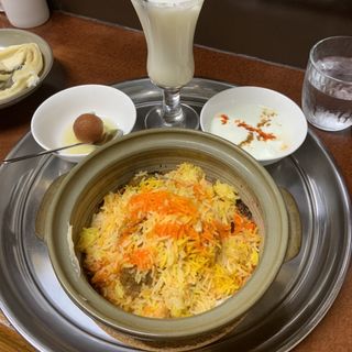 土鍋deビリヤニset(インド・バングラデシュ料理 スナリ 東池袋店)