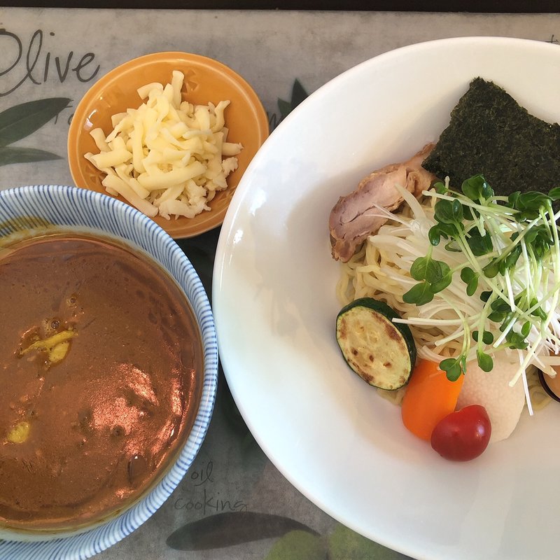 カレーつけ麺 並(麺屋 波 WAVE)