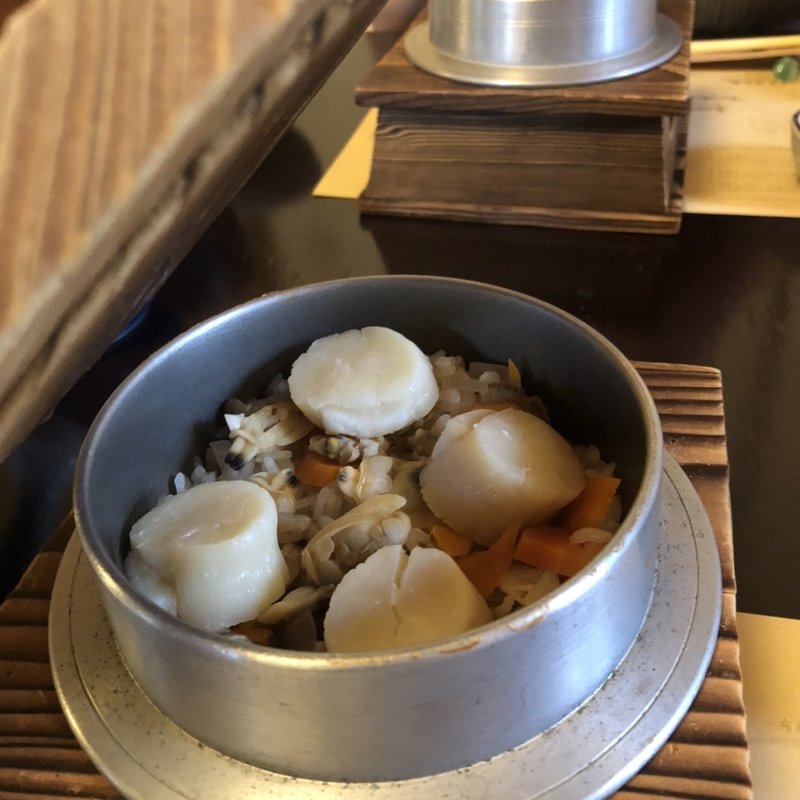 ほたて釜飯(くつろぎ家)