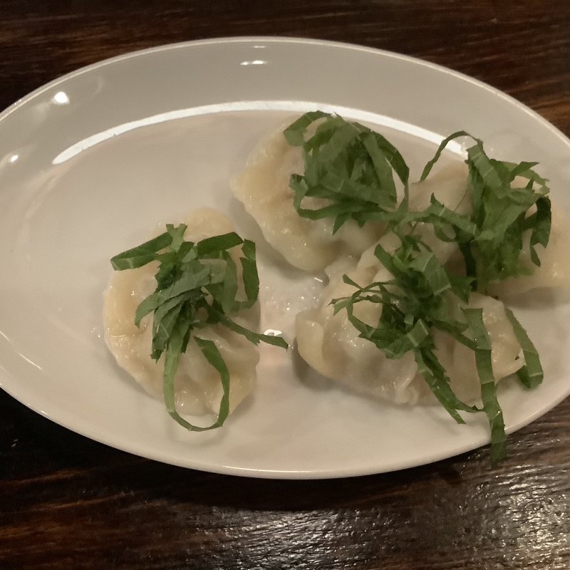 水餃子　しそ(高橋と餃子)