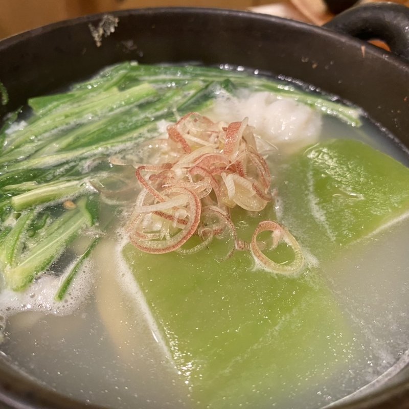 鱧の小鍋 しじみ仕立て(銀座 しまだ)