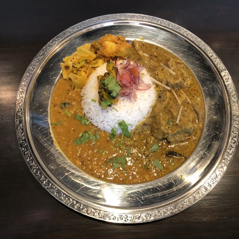 トリッパいりマスタードポーク(百薫香辛食堂)