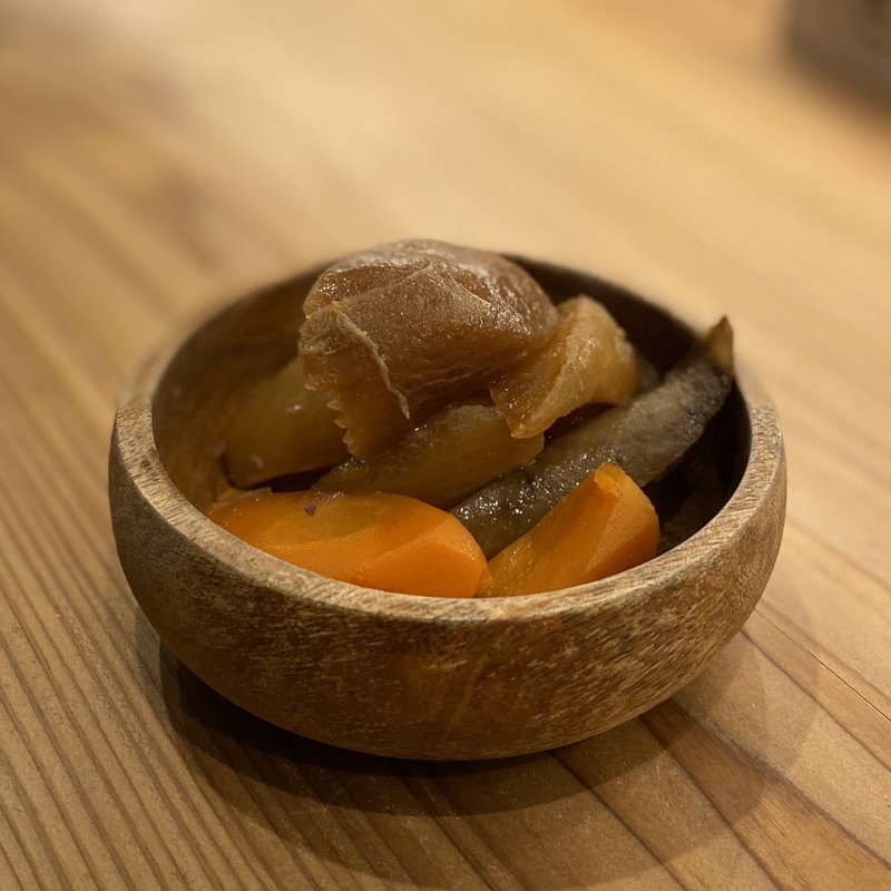 お通し(筑前煮)(どてMANIA)