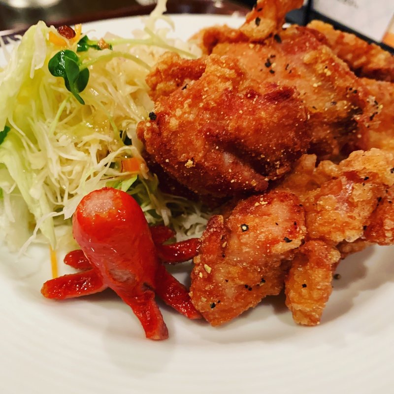 鶏の唐揚げランチ(ハイボールバー 梅田楽天地1923)