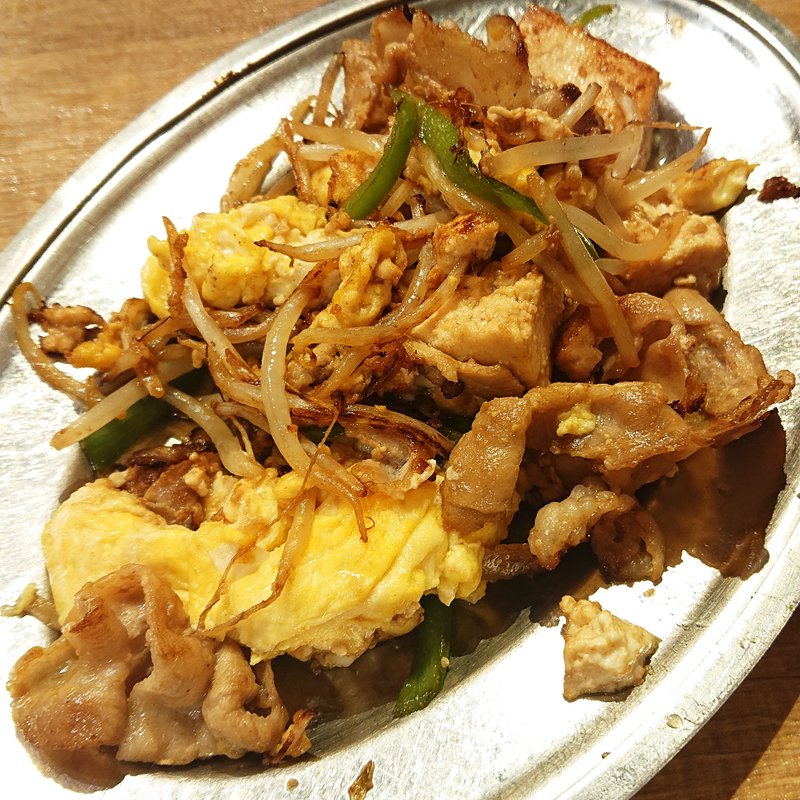 もやしと豚バラのチャンプルー(アカマル屋 川崎東口店)