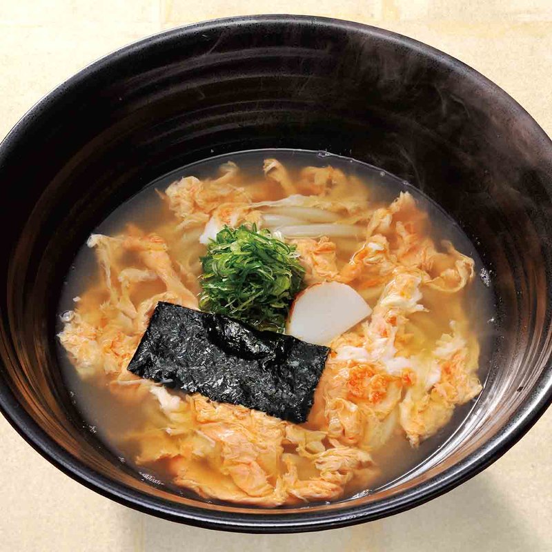 玉子とじのおうどん(つるとんたん 本町楼)