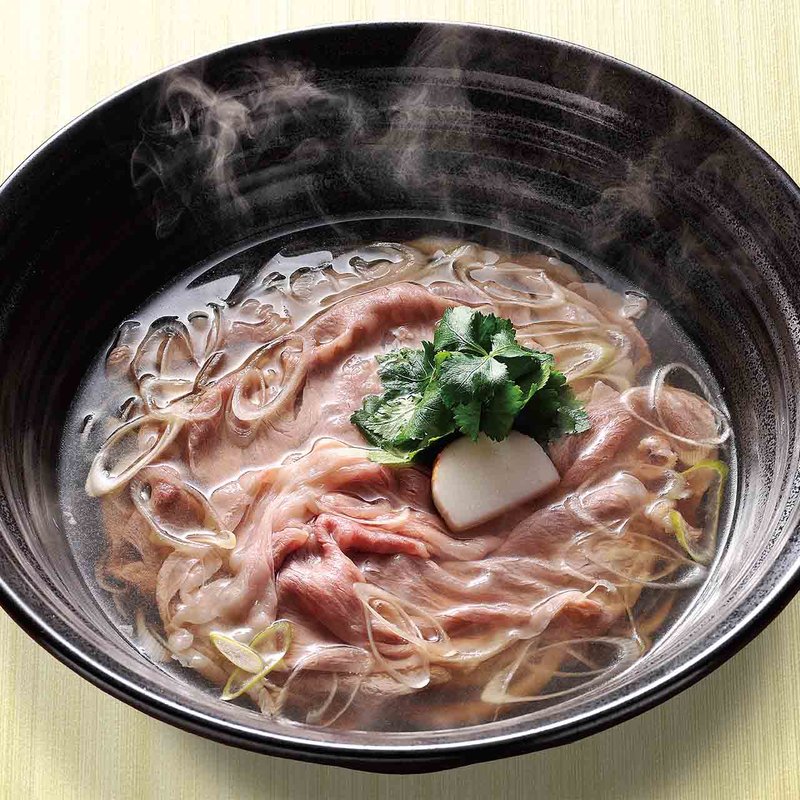 しゃぶ肉のおうどん(つるとんたん 本町楼)