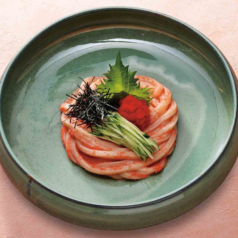 明太子のおうどん（温・冷）(つるとんたん 本町楼)