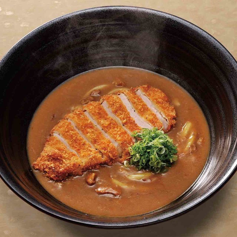 かつカレーのおうどん(つるとんたん 本町楼)