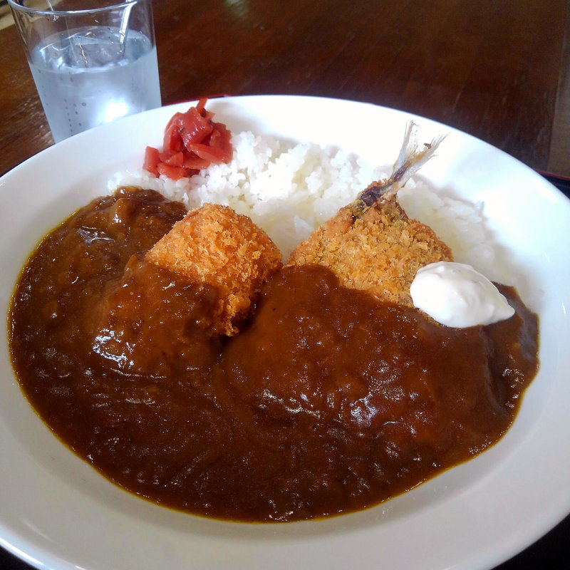 カニクリームコロッケカレー(石田温泉 )