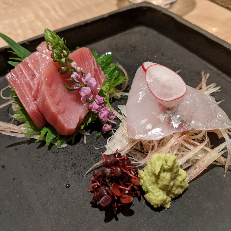 造り(馬刺料理と季節の割烹 そま莉)