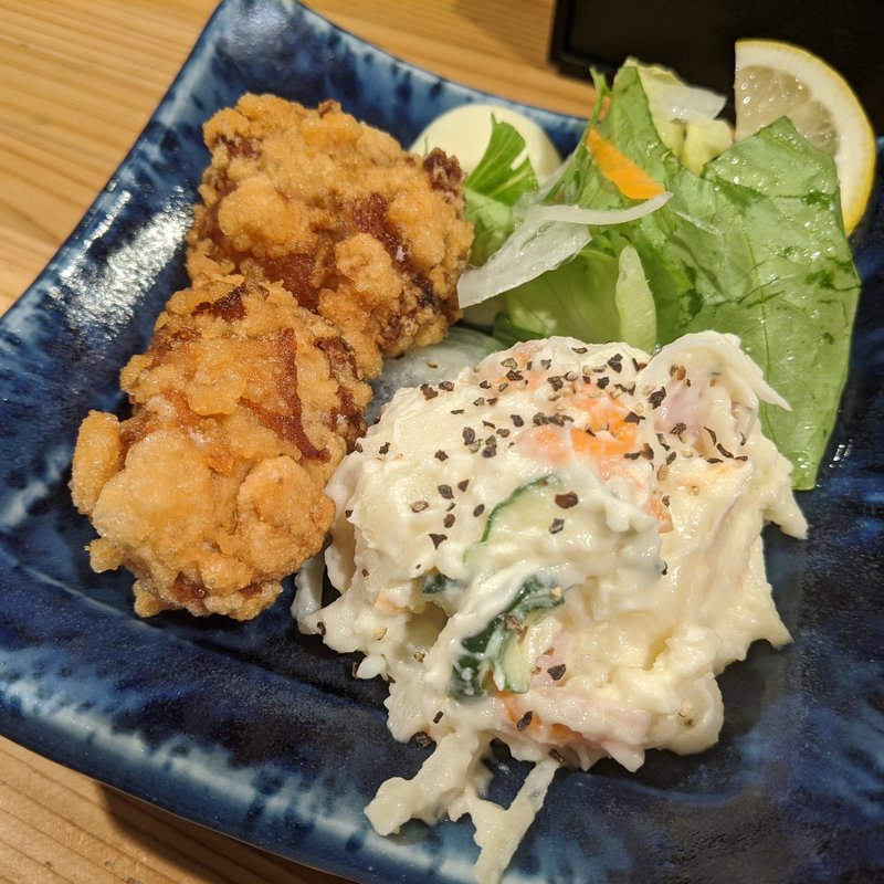 ポテカラセット(にこまる　蒲田西口)