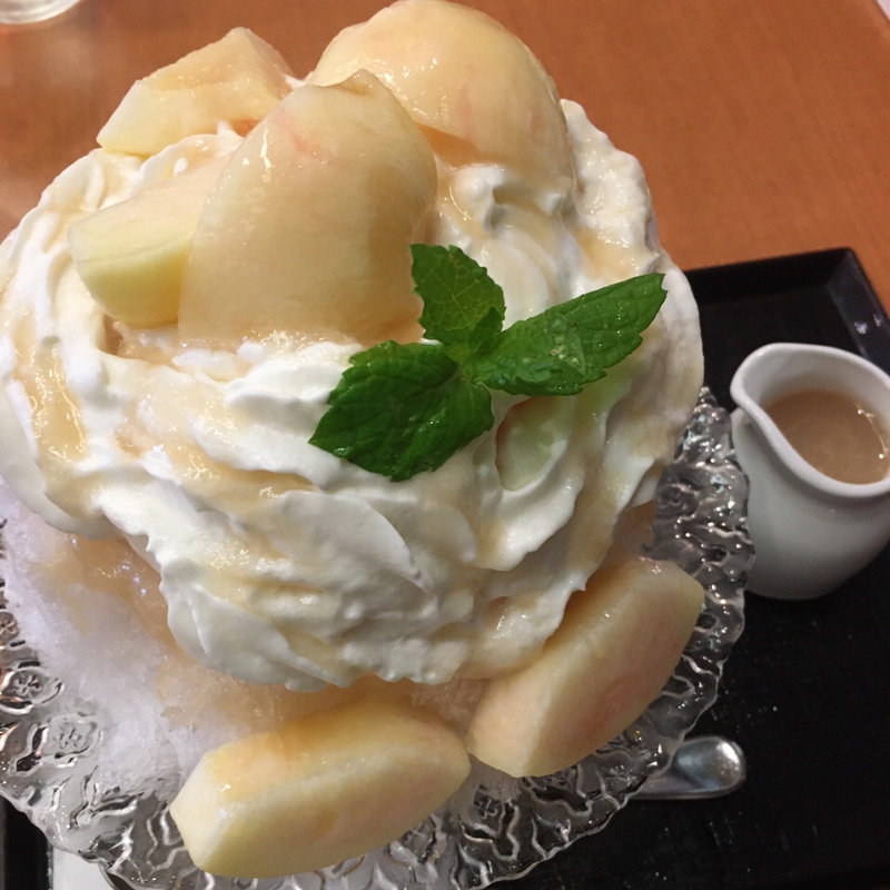 生ももヨーグルトみるくエスプーマ(茶寮 煉)