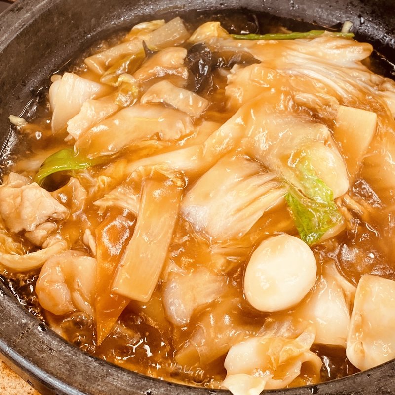 石焼五目あんかけ焼きそば(南京亭 東大和新青梅街道店)