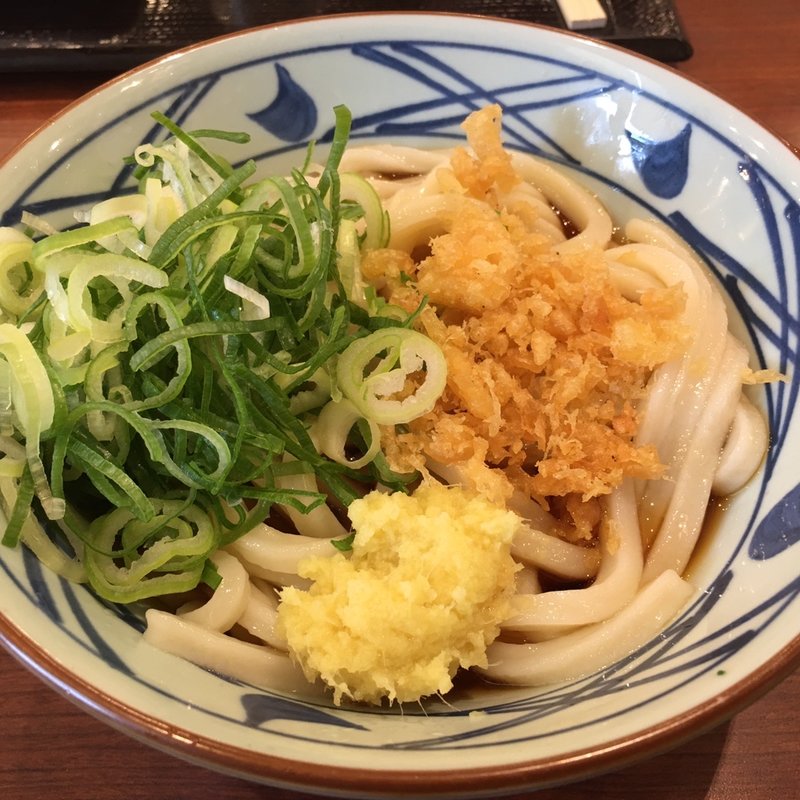かけうどん(冷並)(丸亀製麺中山寺)