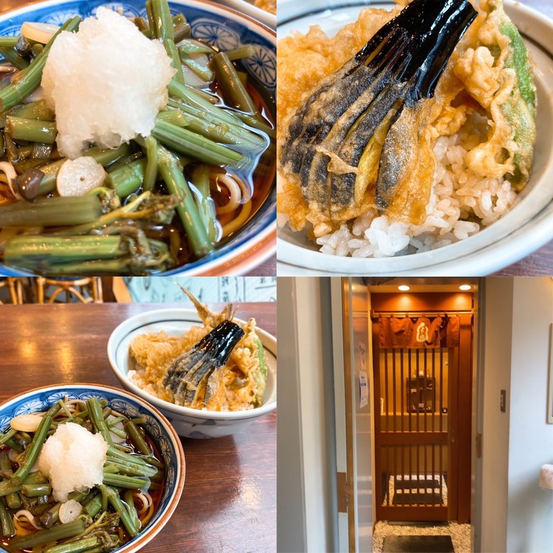 ランチセットB ＜店長おすすめ丼 ＋ ミニそば ＋ ミニサラダ＞(銀座 よし田)