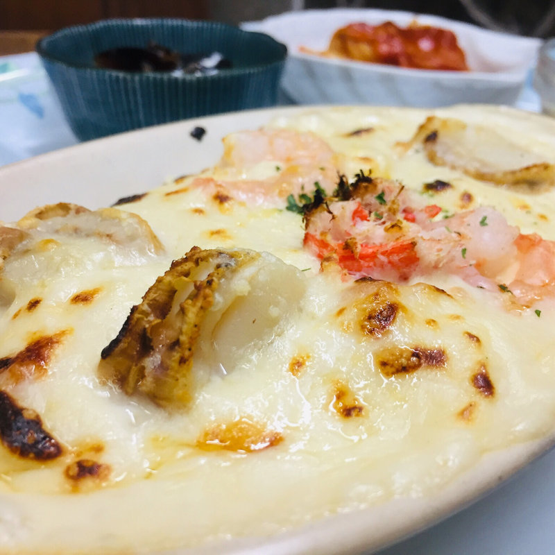 シーフードドリアのセット(薔薇道 ダイエー鹿児島店)