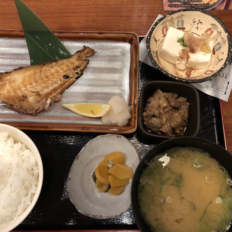 本日の焼魚定食（赤魚）(目利きの銀次 人形町駅前店)