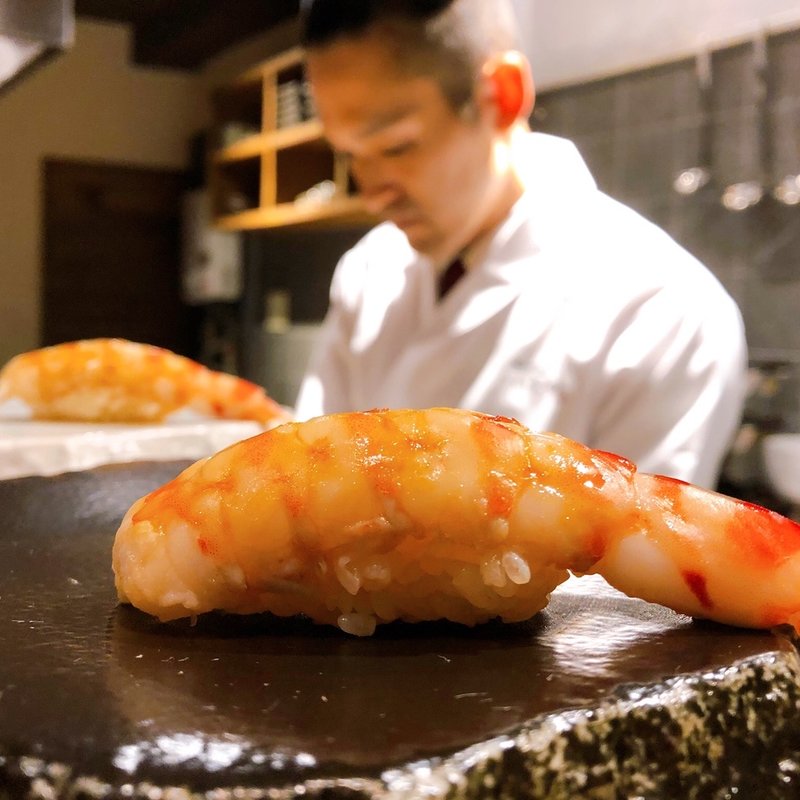 季節の一品料理と旬な鮨のコース(鮨と一品いちかわ)