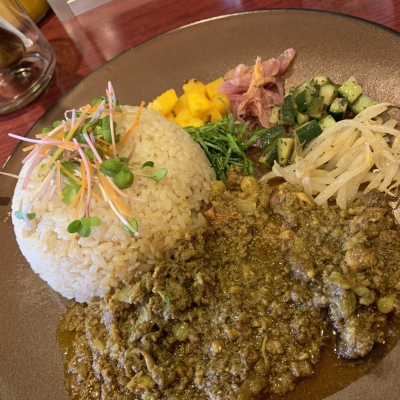 イデマツマゼメシ　ごはん大盛り　辛味スパイス(スパイス料理イデマツ)