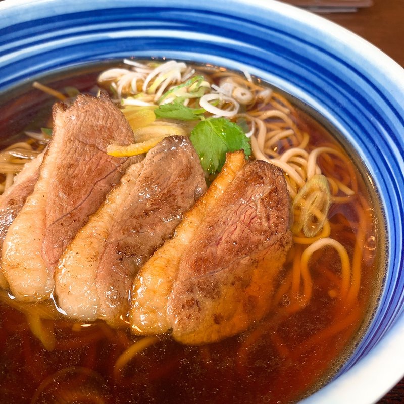 鴨南蛮蕎麦(生そば あずま 基山店 （キソバ アズマ）)