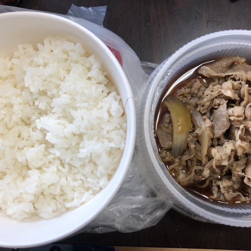 牛丼並(松屋 東新宿店 )
