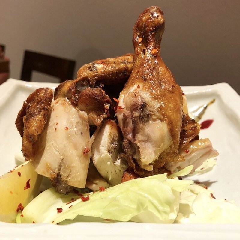 半身揚げ鶏(みはらランドリー)