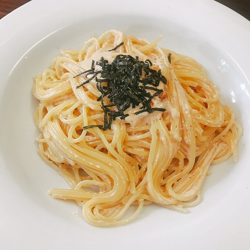 明太子パスタ(広尾B.cafe)