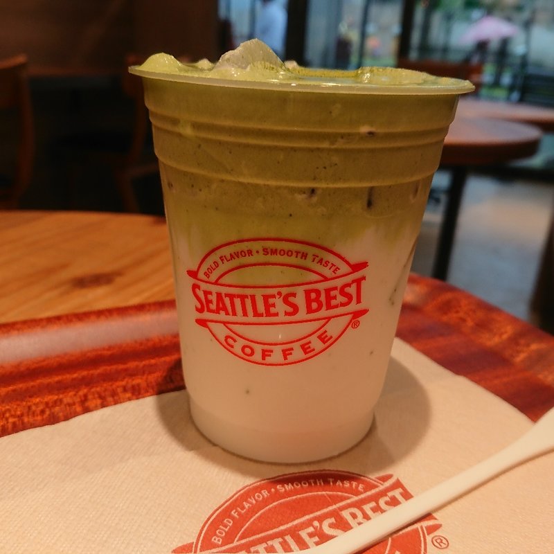 ダルゴナコーヒー抹茶(シアトルズベストコーヒー御堂筋本町店)
